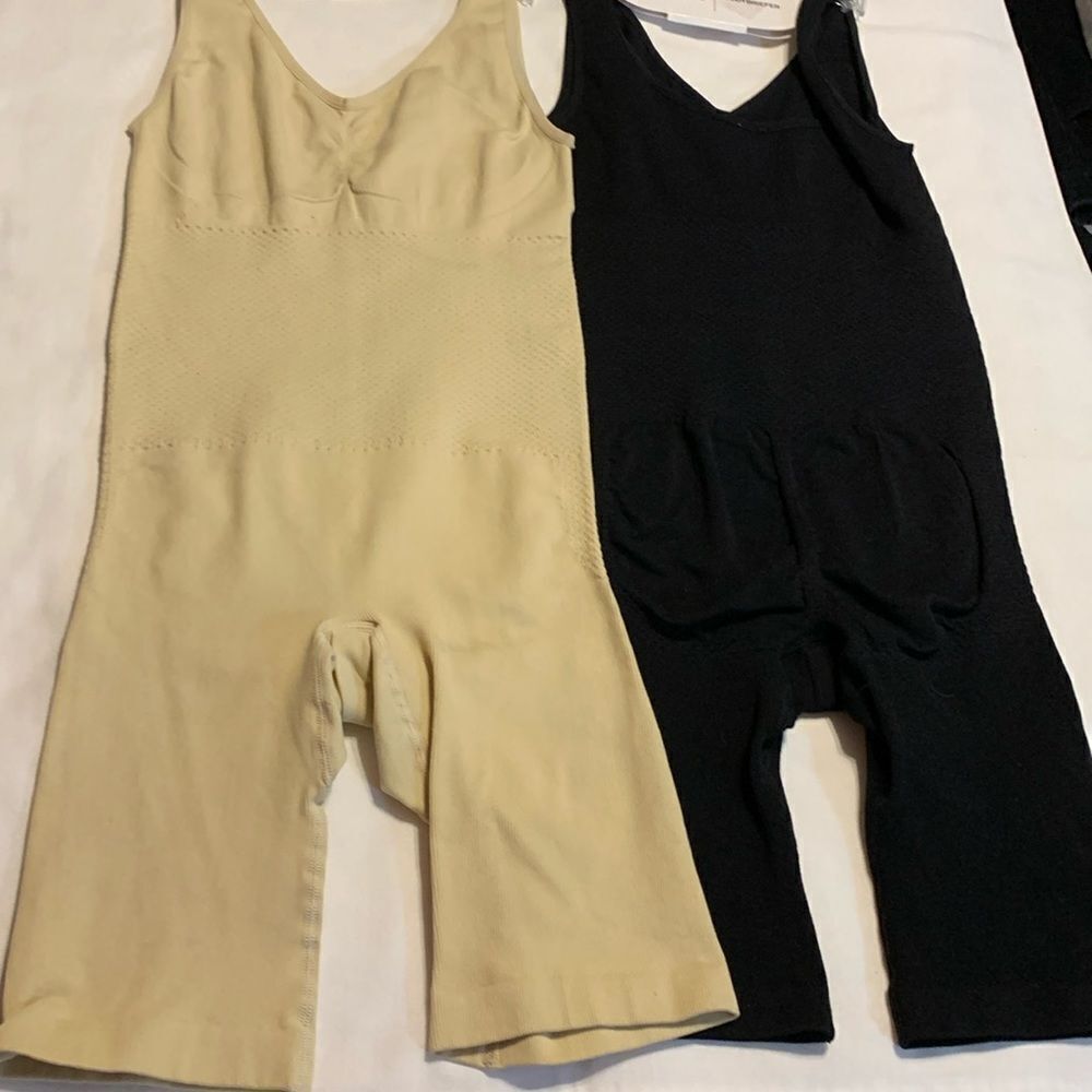 Simply Emma Size XL BUNDLE shaping bodybriefer: one nude and one black NWT